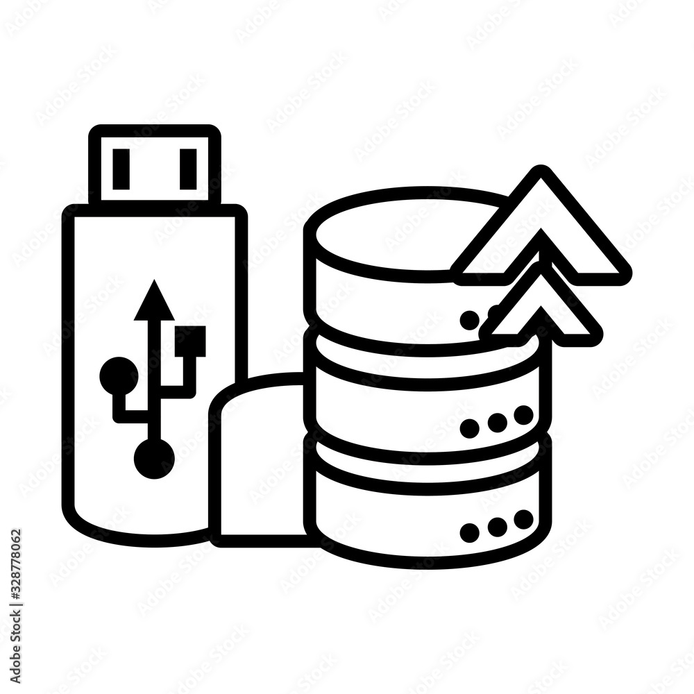 cloud database seo icons in white background cloud database seo icons in white background