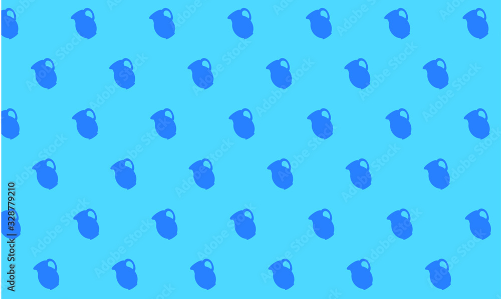 blue background with jugs blue background with jugs