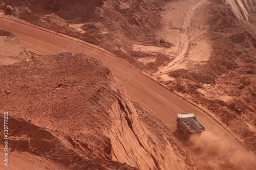 Mine de fer a Zouerate (Mauritanie)