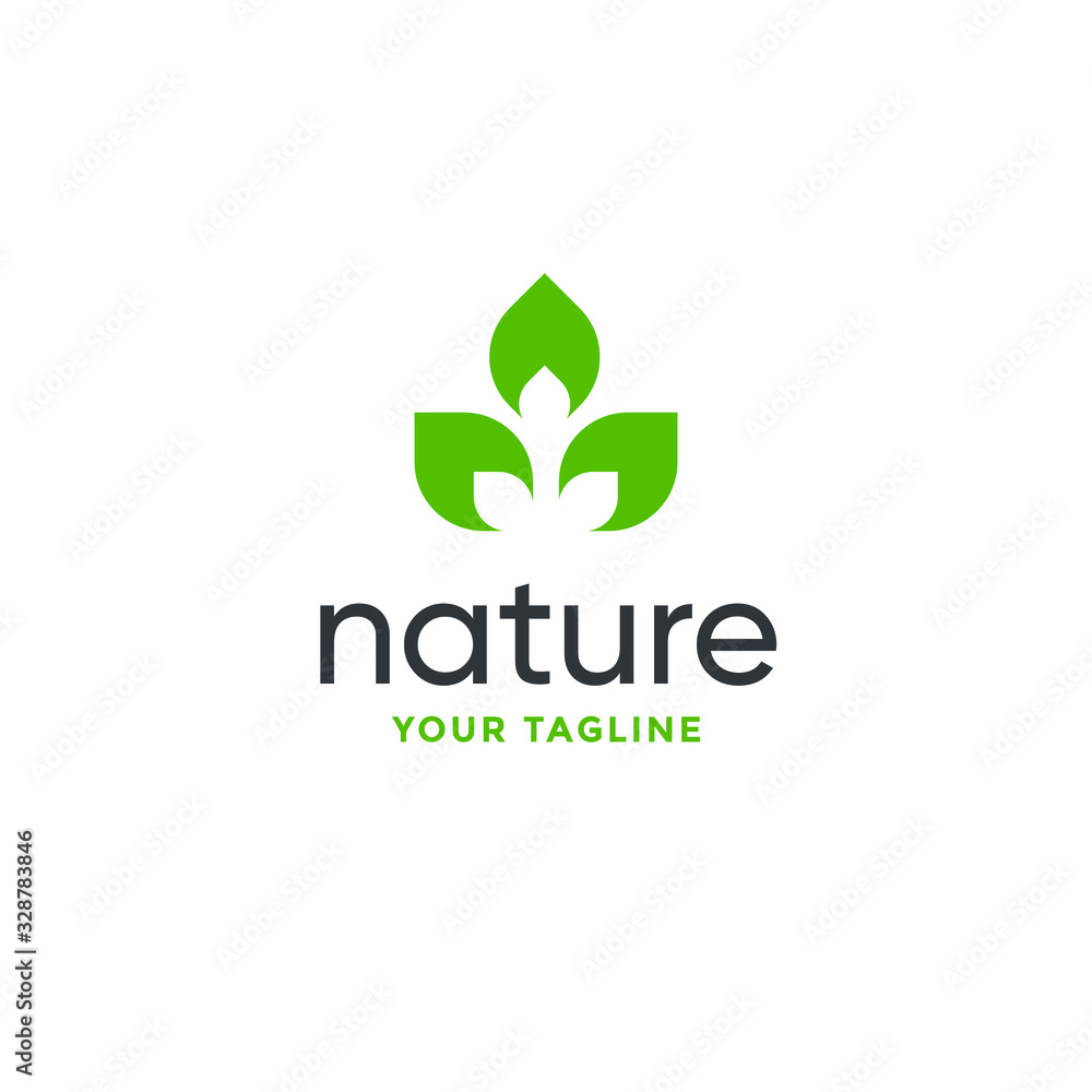 leaf logo design vector for nature symbol template editable leaf logo design vector for nature symbol template editable