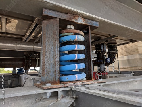Blue Industrial Spring