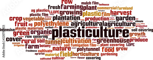 Plasticulture word cloud
