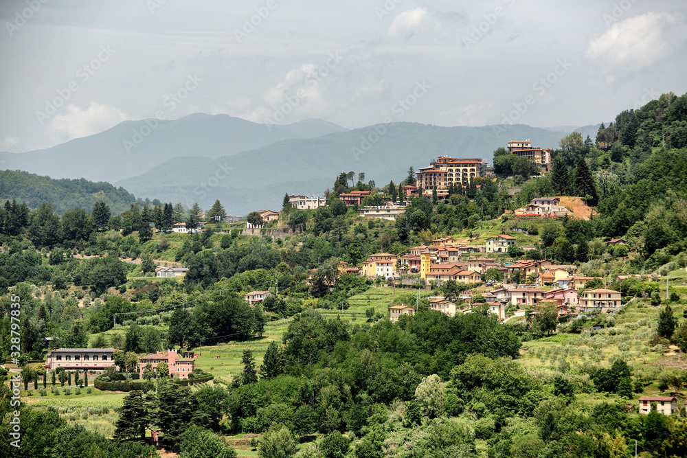 View from Barga Italy