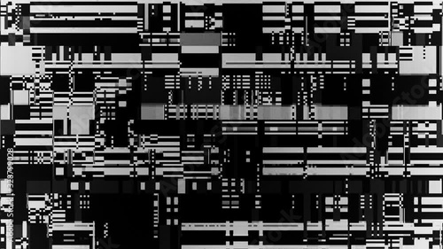 Digital Noise Animation Screen Pixel Running Glitch Scratch Motion Background