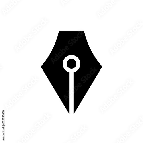 Fountain pen icon vector in trendy flat style design. Vector illustration