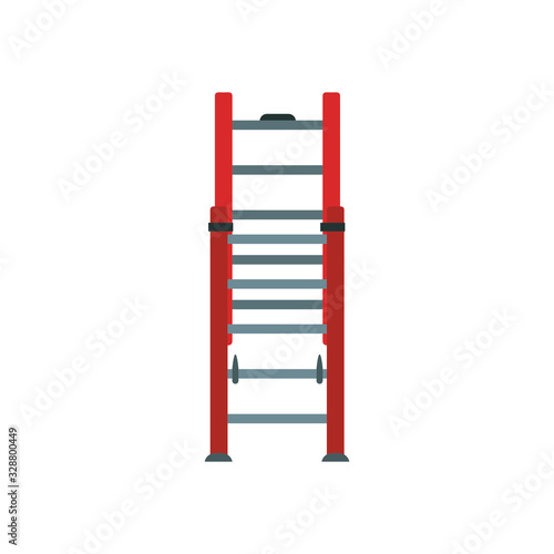 Isolated construction ladder flat style icon vector design