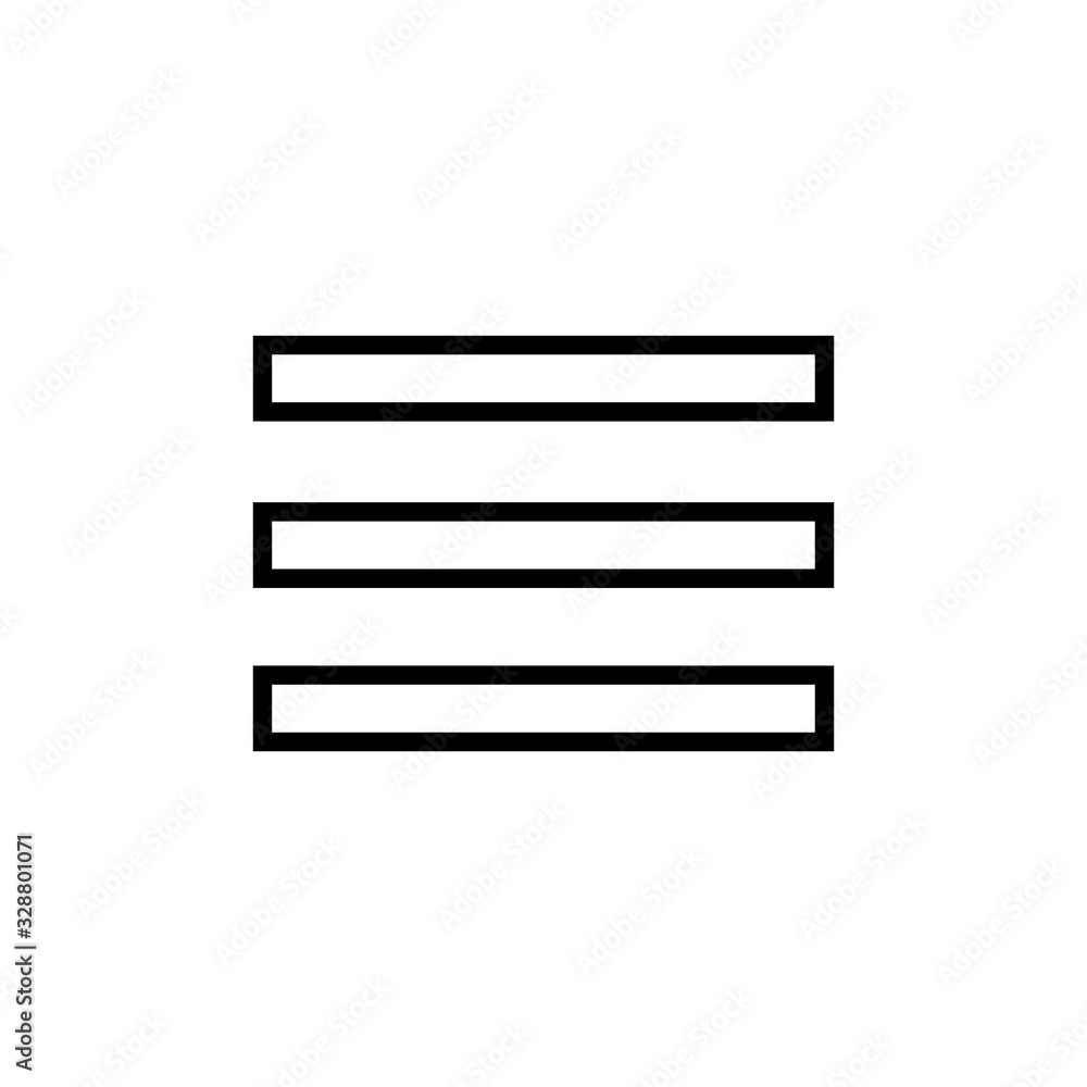 Menu Icon isolated on white background. web menu icon Menu Icon isolated on white background. web menu icon