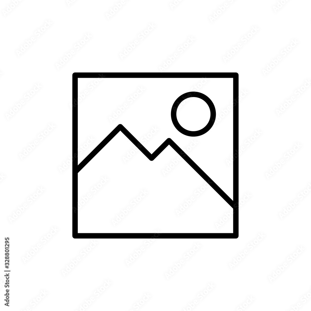 Picture icon isolated on white background. Picture vector icon. photo gallery icon vector Picture icon isolated on white background. Picture vector icon. photo gallery icon vector