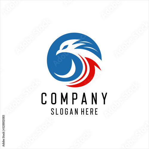 Eagle Bird Logo Template vector icon, logo design inspiration