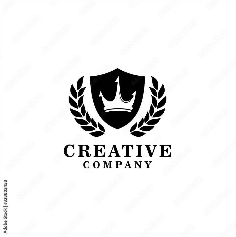 Crown Logo Template vector icon illustration design Crown Logo Template vector icon illustration design