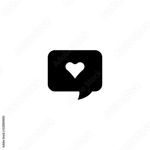 icon chat. Blank empty bubbles vector design elements. Chat on line symbol template. Dialogue balloon sticker silhouette on white background © Wira