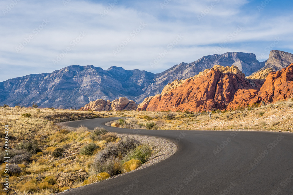 Road in Red Rock Canyon