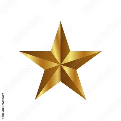 Star icon vector. Shining star. Abstract Falling Star. On white background.