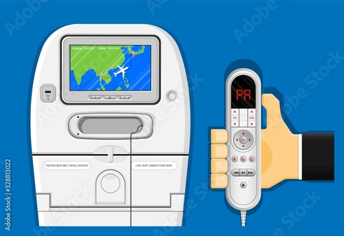 Airplane seat entertainment system transport