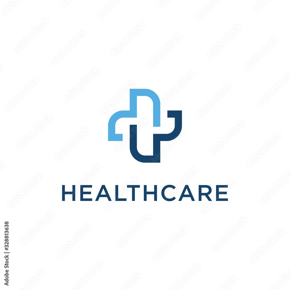 abstract medical healthcare cross logo design vector abstract medical healthcare cross logo design vector