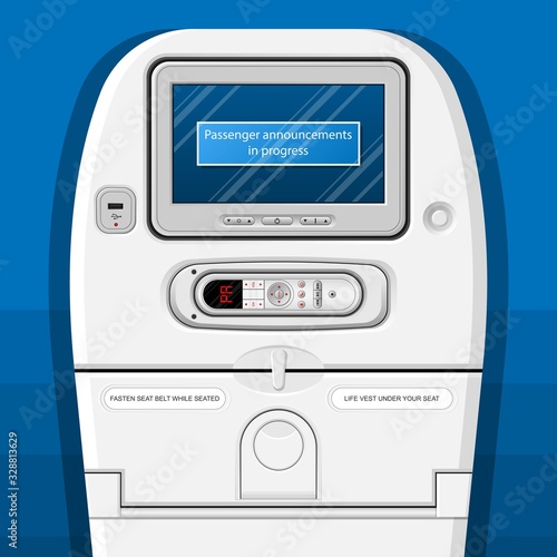 Airplane seat entertainment system transport