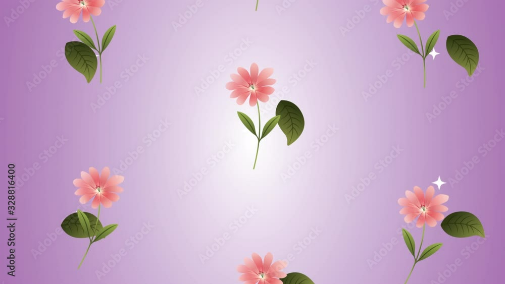 beautifull flowers garden pattern animation beautifull flowers garden pattern animation