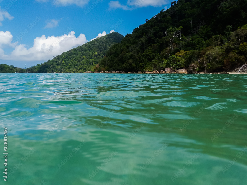 Beach and tropical sea, Surin Island, Phang-Nga Province, Thailand.