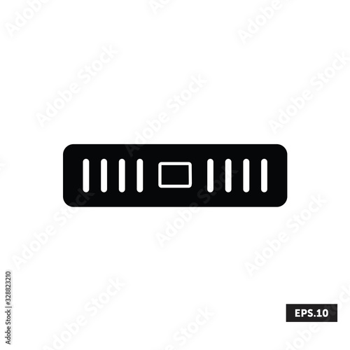 Internet Hosting Icon, Cloud Hosting Sign/symbol Vector