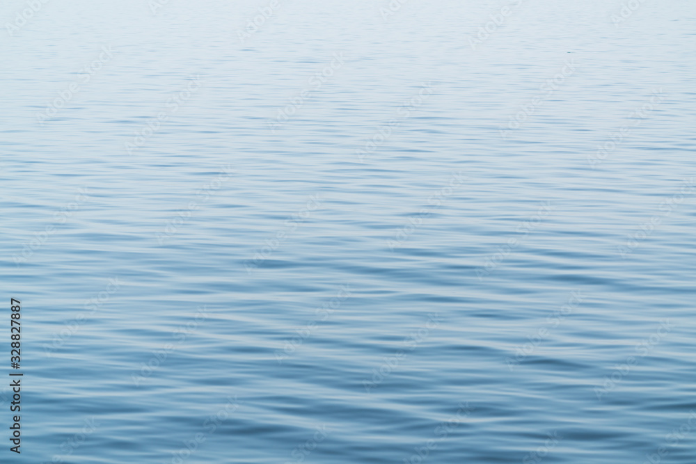 Naklejka premium Blue sea with ripple surface