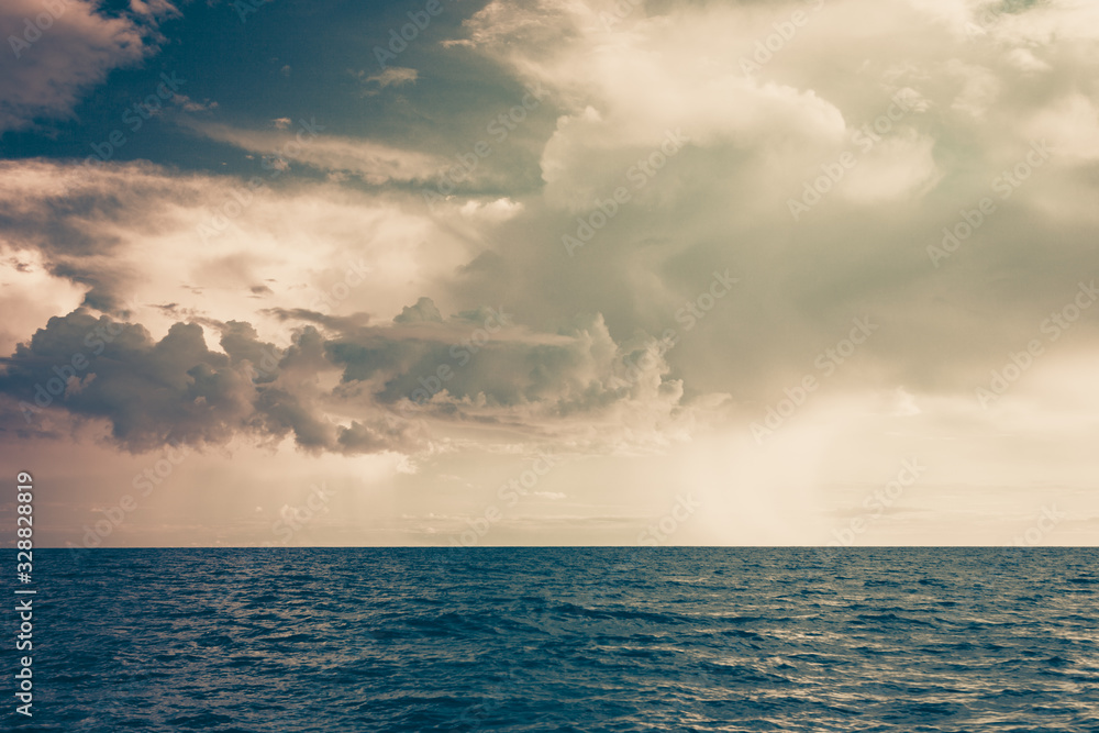 seascape sea horizon and sky. seascape sea horizon and sky.