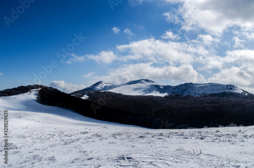 połownina Wetlińska Bieszczady panorama zima  © wedrownik52