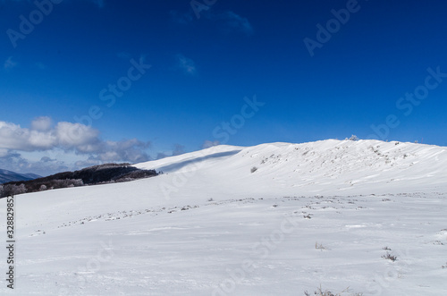 Bieszczady zimą połoniny © wedrownik52