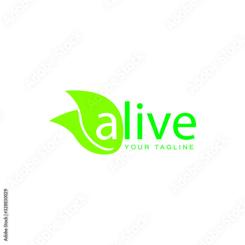 alive Leaf Logo