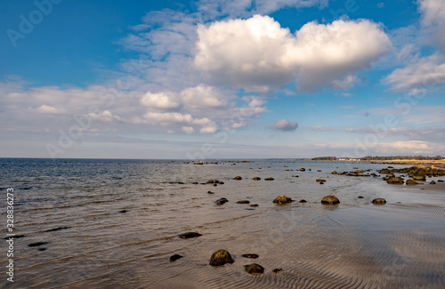Fototapeta Naklejka Na Ścianę i Meble -  A seascape from southern Sweden in Scandinavia