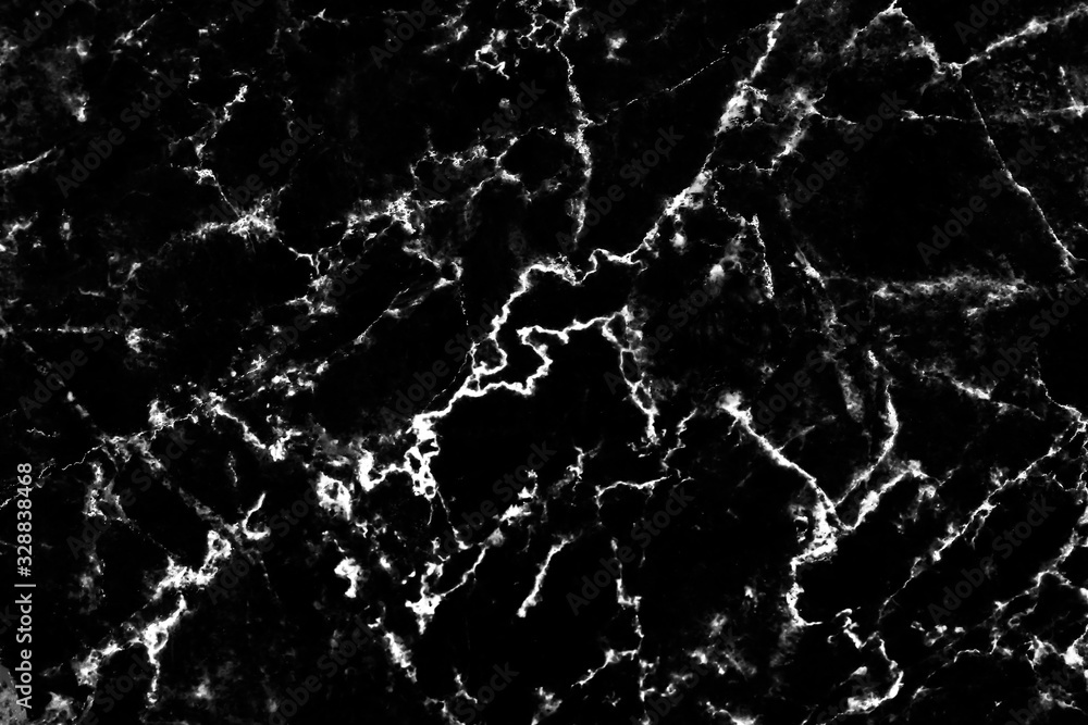 Marble surface veins patterns or  black abstract background