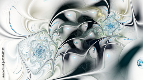 Quadro su tela Fractal is never-ending pattern