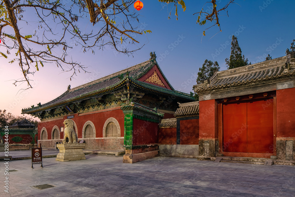 Longxing Temple in Zhengding, Shijiazhuang, Hebei, China.It was established in 586 and developed during the early Song Dynasty