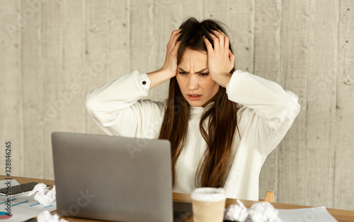 Freelance woman horrified by amount of work photo