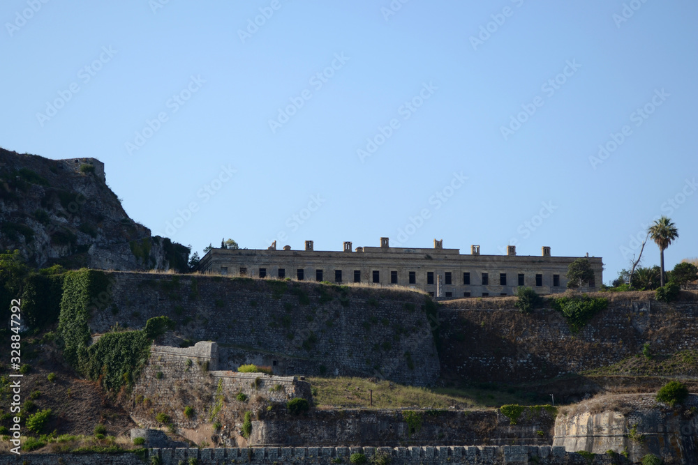 Old Fortress in Kerkyra, Corfu Island