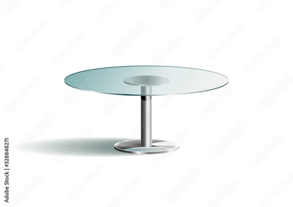 Modern glass table Modern glass table