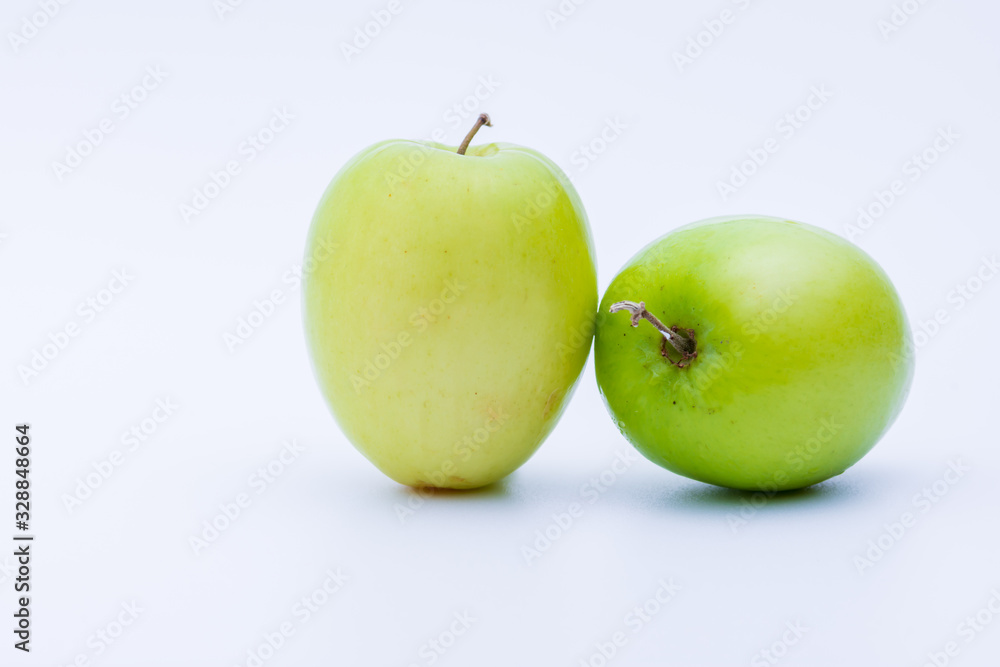 The JuJube ball is placed on a white background.. The JuJube ball is placed on a white background..