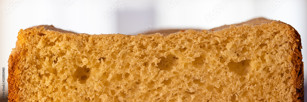 homemade french brioche close-up