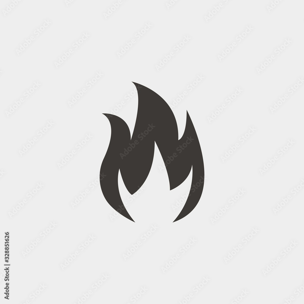 fire flame vector icon burning fire flame vector icon burning
