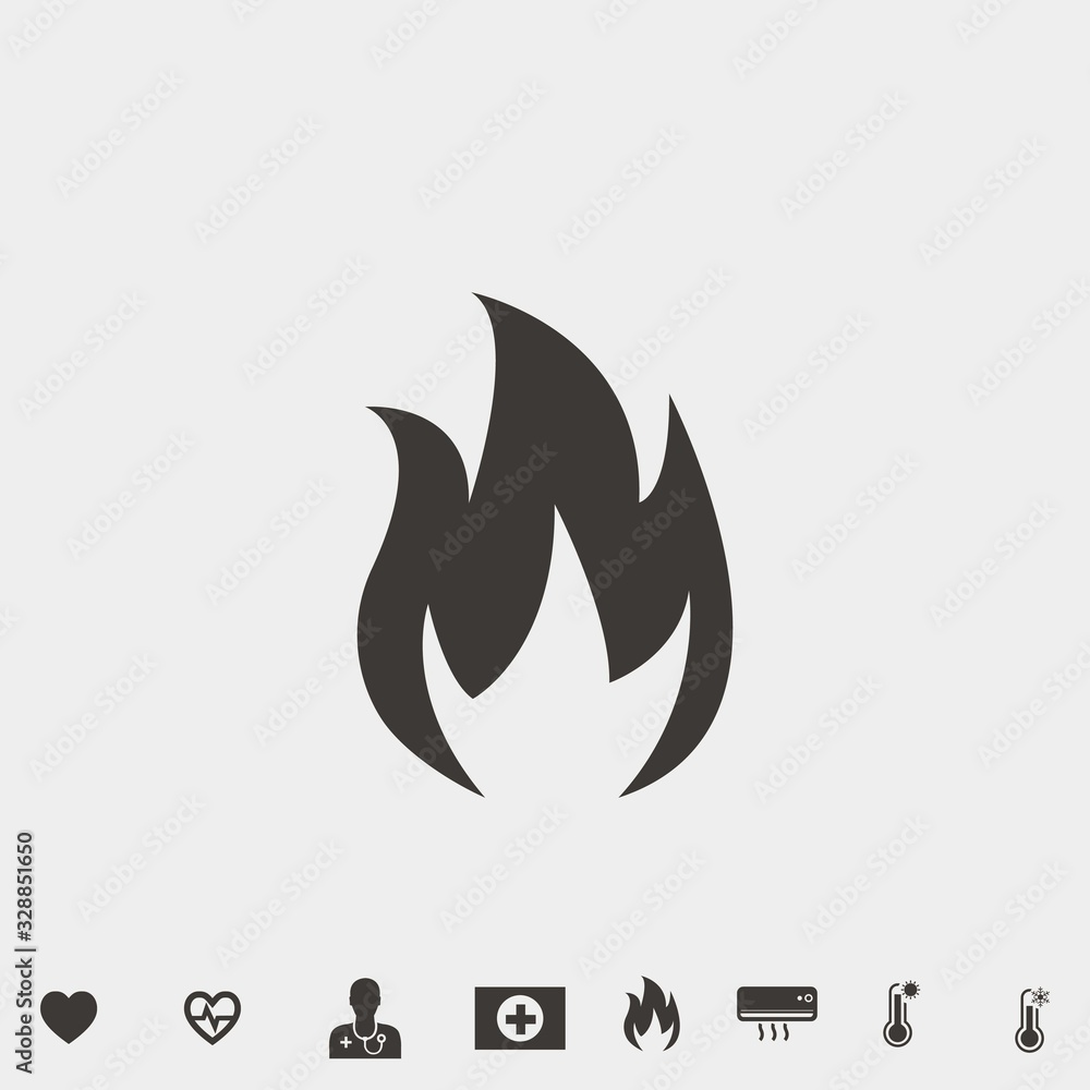 fire flame vector icon burning fire flame vector icon burning