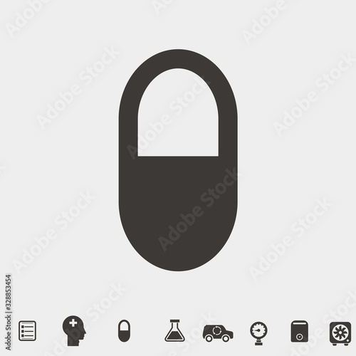 Free Download pills medicine drugs vector icon - GFXLoad