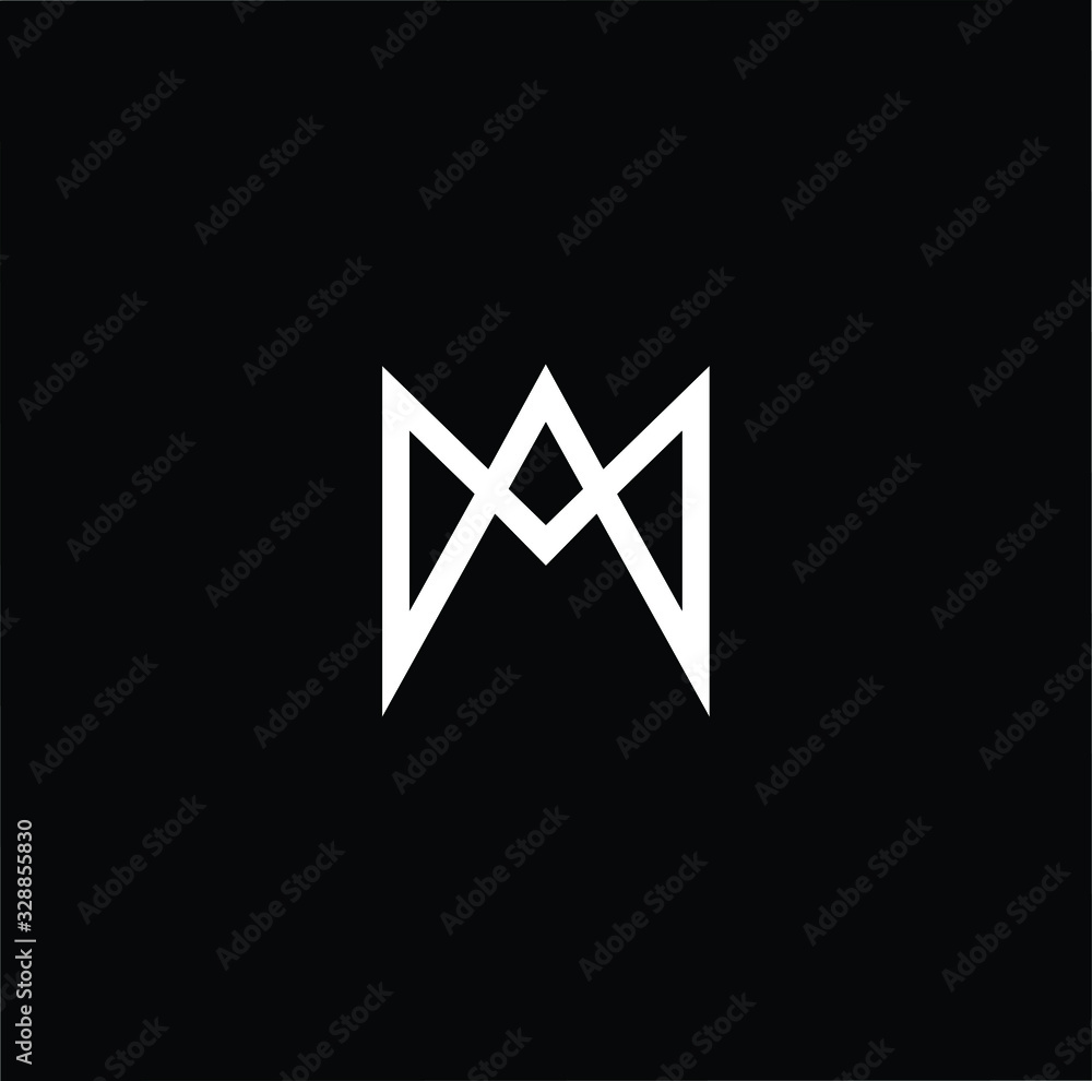Initial based modern and minimal Logo. MA AM letter trendy fonts monogram icon symbol. Universal professional elegant luxury alphabet vector design Initial based modern and minimal Logo. MA AM letter trendy fonts monogram icon symbol. Universal professional elegant luxury alphabet vector design