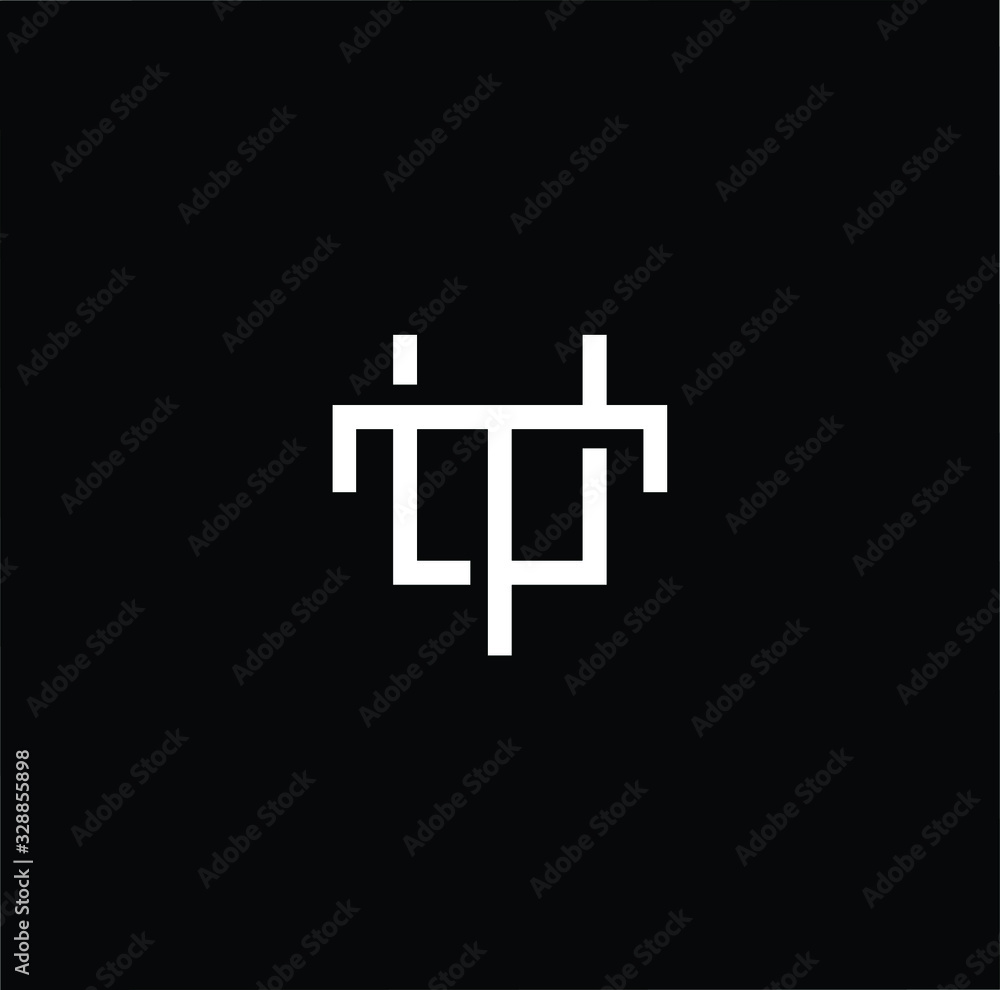 Obraz premium Initial based modern and minimal Logo. UT TU letter trendy fonts monogram icon symbol. Universal professional elegant luxury alphabet vector design