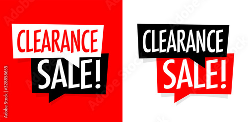 Clearance sale