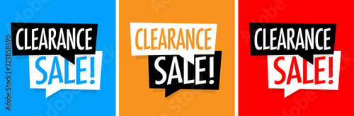Clearance sale