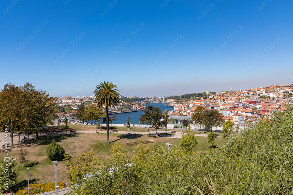 Gaia viewpoint over Porto, Portugal