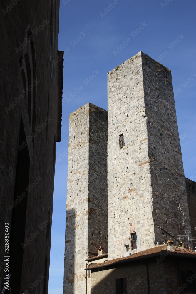 Medieval towers in San Gimignano