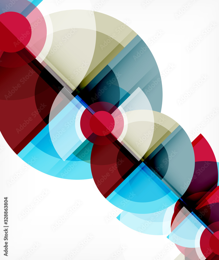 Abstract background, circle and triangle design round shapes overlapping. Geometric trendy template. Vector Illustration For Wallpaper, Banner, Background, Card, Book Illustration, landing page Abstract background, circle and triangle design round shapes overlapping. Geometric trendy template. Vector Illustration For Wallpaper, Banner, Background, Card, Book Illustration, landing page