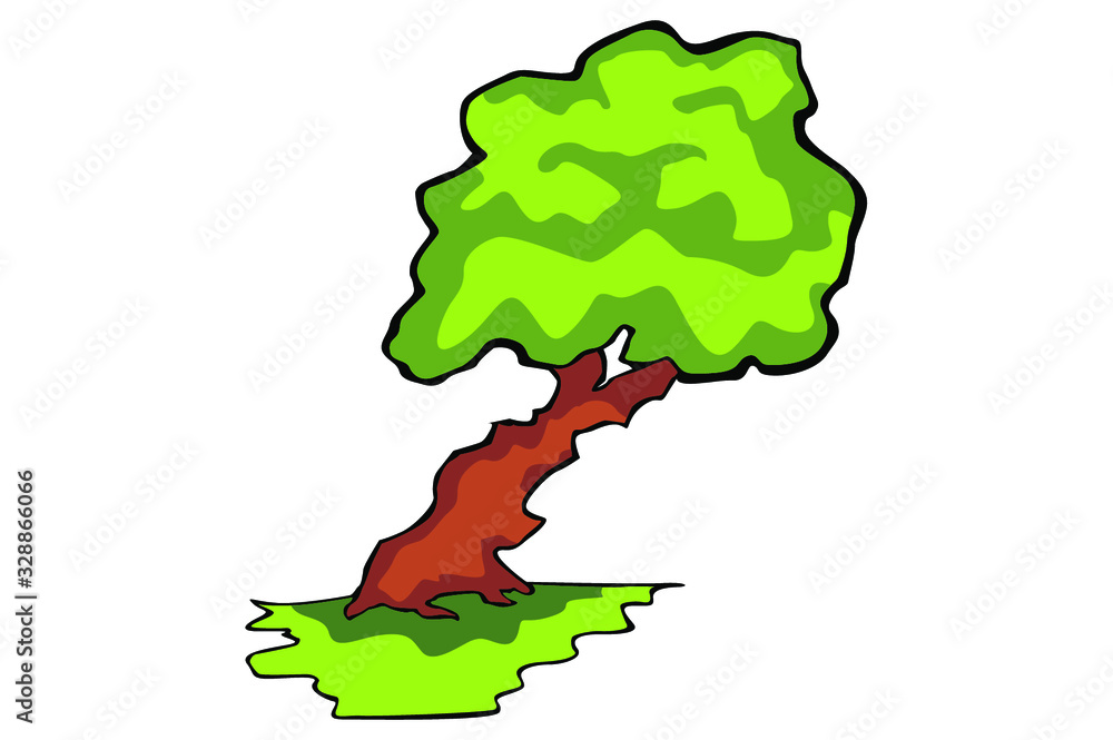 vector illustration of a tree