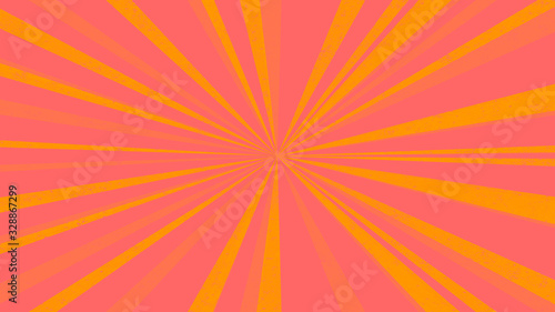 Abstract colorful background with rays