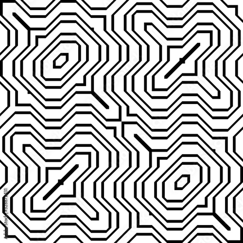 Design seamless monochrome stripy pattern